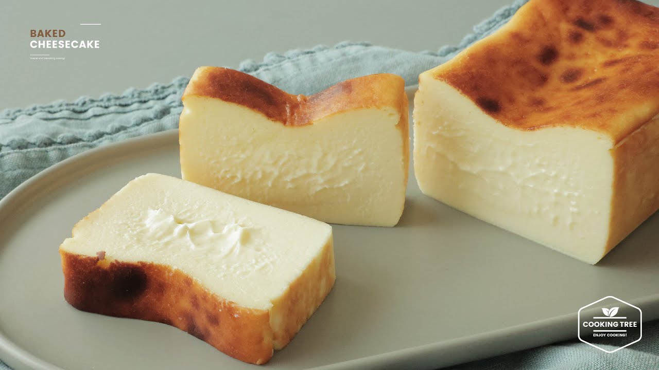 나의 원픽 레시피! 구운 치즈케이크 만들기 : Baked Cheesecake Recipe | Cooking tree