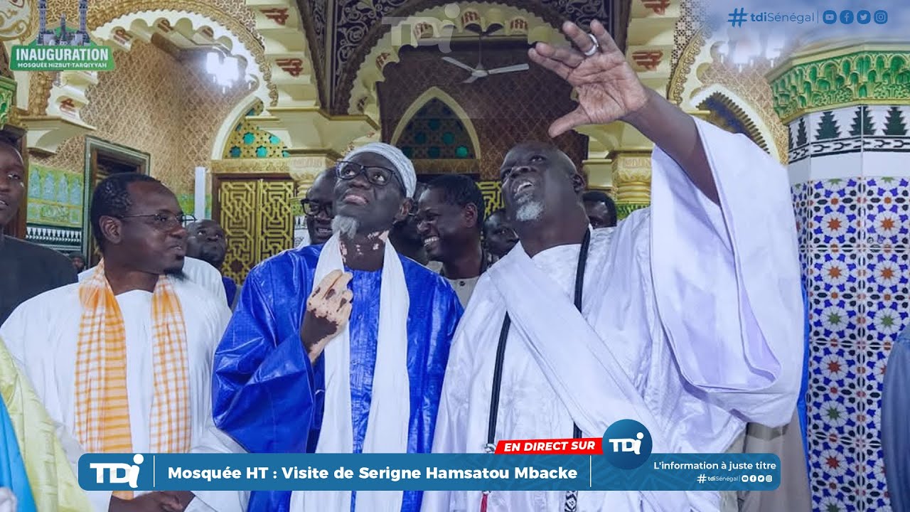 Inauguration Mosquée HT : Visite de Serigne Hamsatou Mbacke Sonhibou