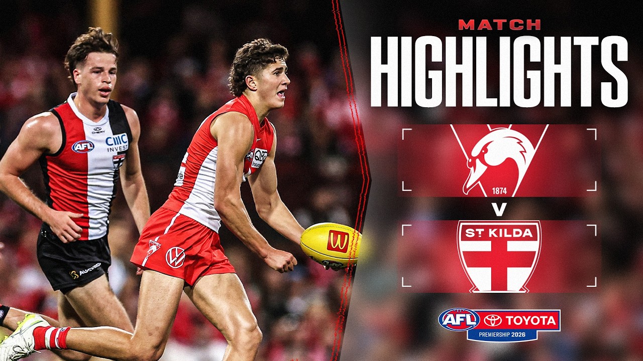 Sydney Swans v St Kilda Highlights | Round 13, 2026 | AFL