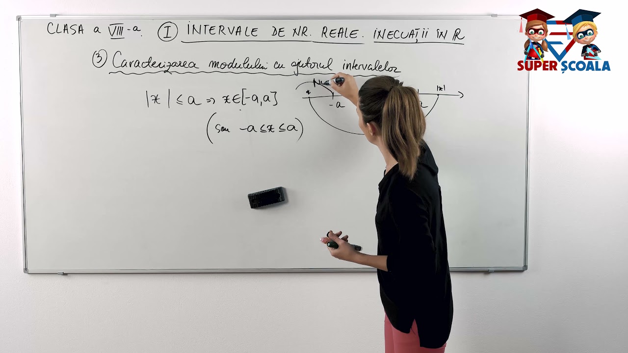 Clasa a VIII-a - Caracterizarea modulului cu ajutorul intervalelor