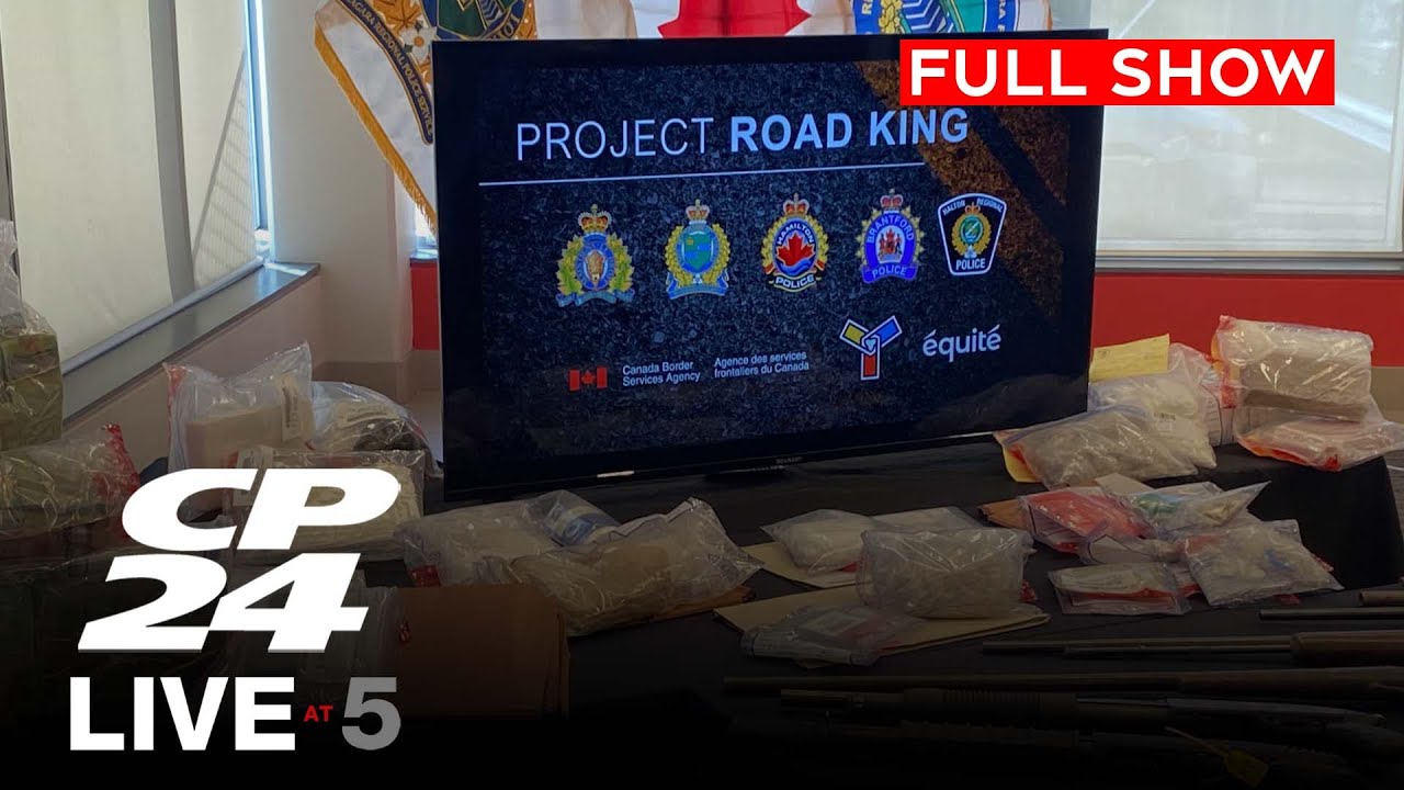 Police seize 38 stolen vehicles and quantity of drugs and guns | CP24 Live at Five for Oct 2, 2025