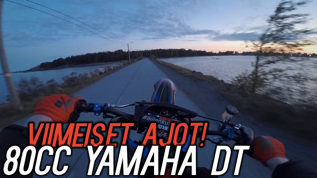 80cc Yamaha DT viimeiset ajot! | DT Myyty!