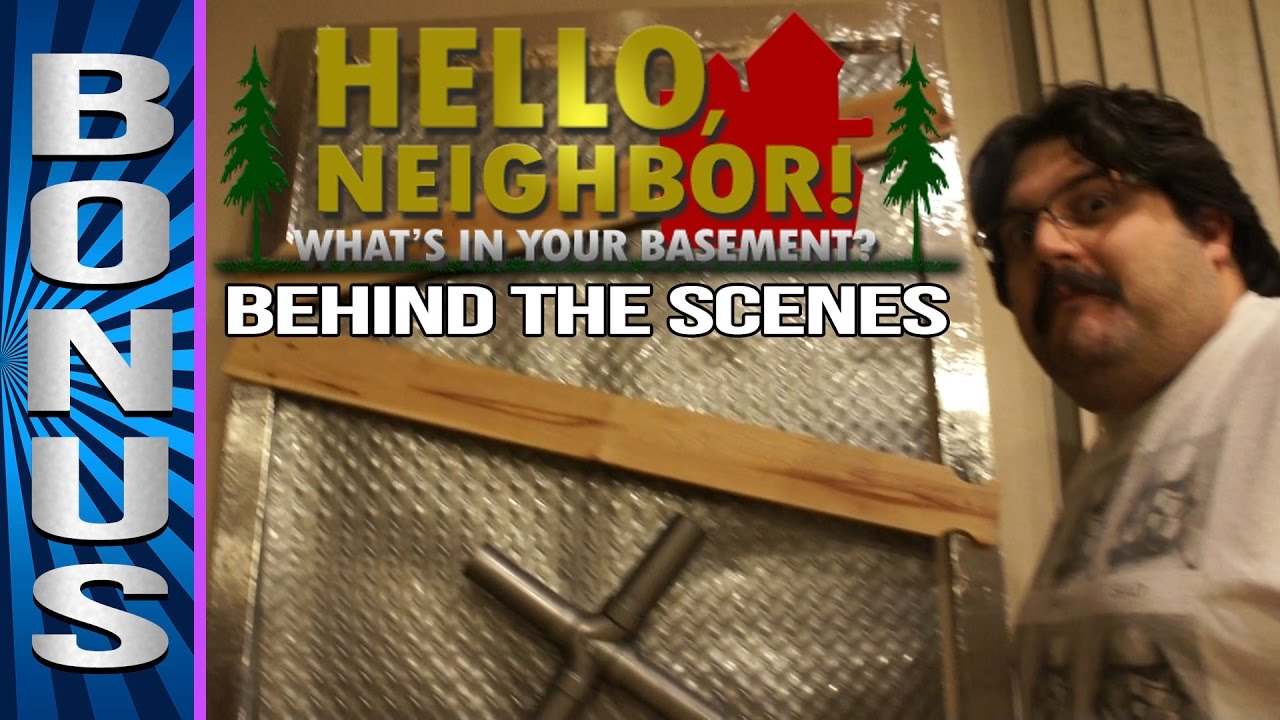 On Set of HELLO NEIGHBOR: What's In Your Basement!