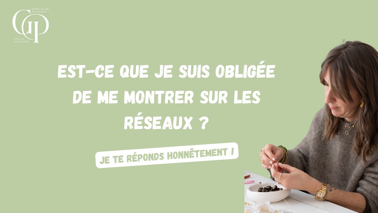 Est-ce que je dois vraiment me montrer sur les réseaux ? Je réponds honnêtement à cette question !