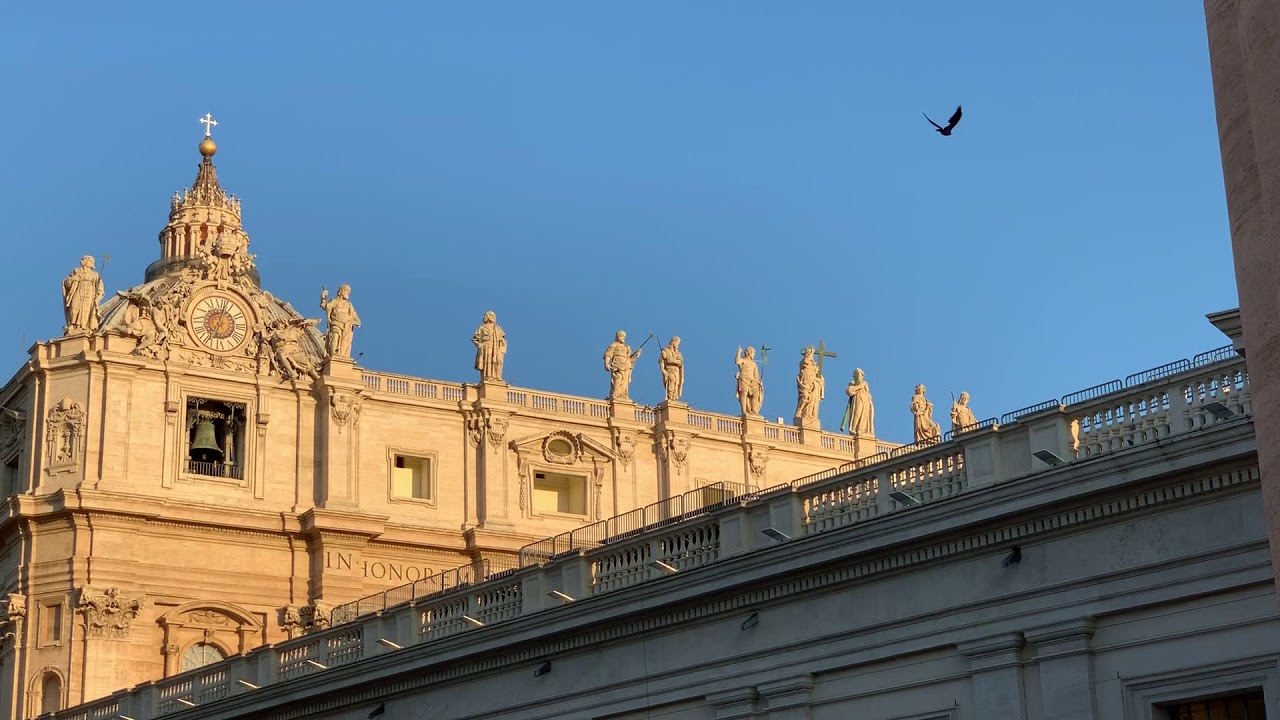 Feast of the Assumption bells at Saint Peter’s Basilica