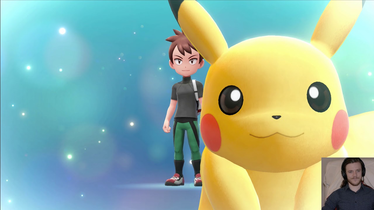 TAG: Pokemon Let's Go Pikachu Let's Play: Starter, rival battle, and Mew!