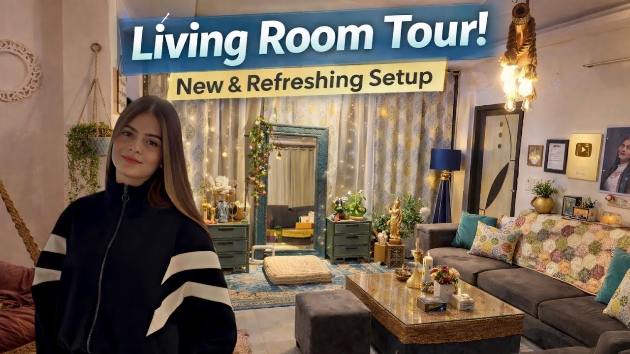 Living Room TOUR ✨| New Setup | Shilpa Chaudhary 