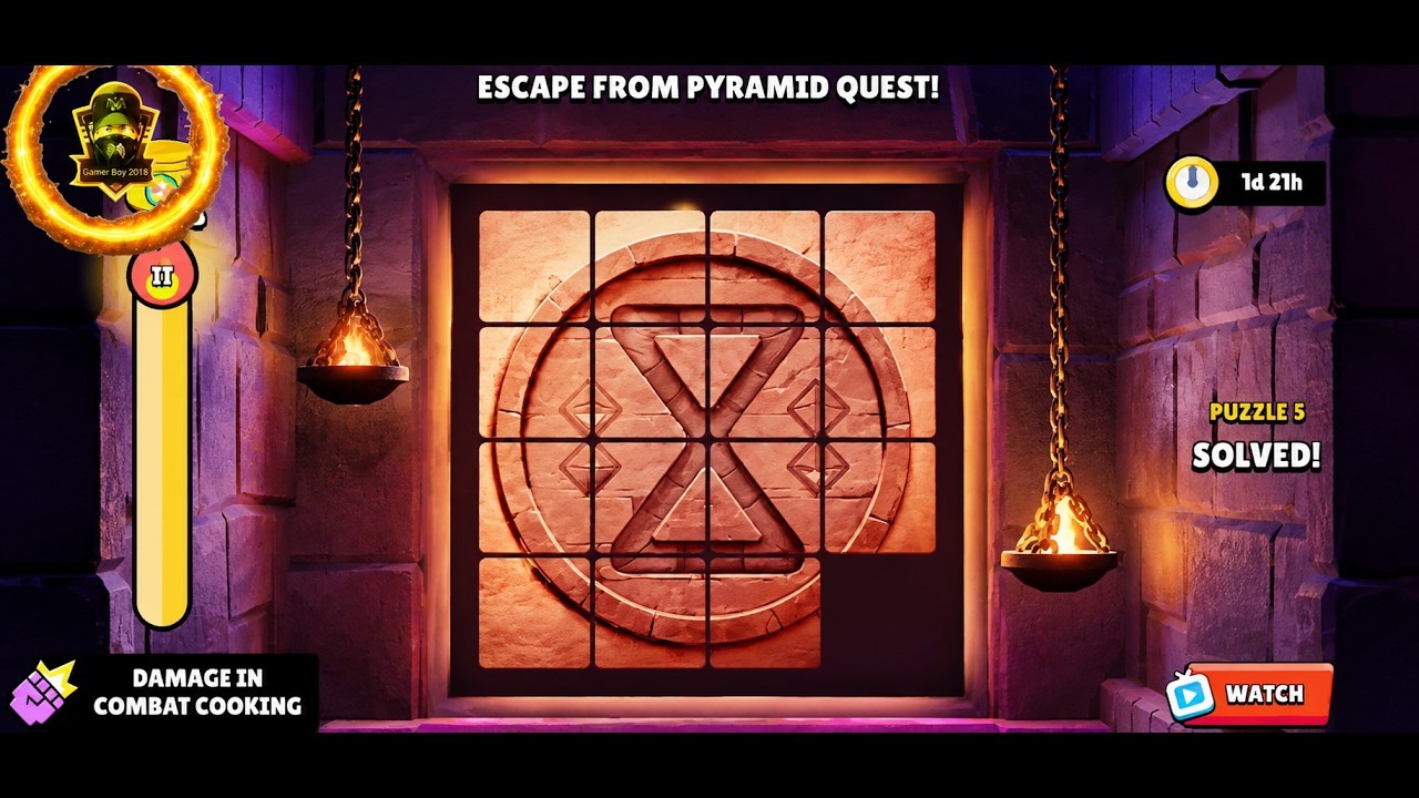 Day 5 Puzzle Solution🔥| Escape from Pyramid Quest | Brawl Stars #brawlstars #gaming