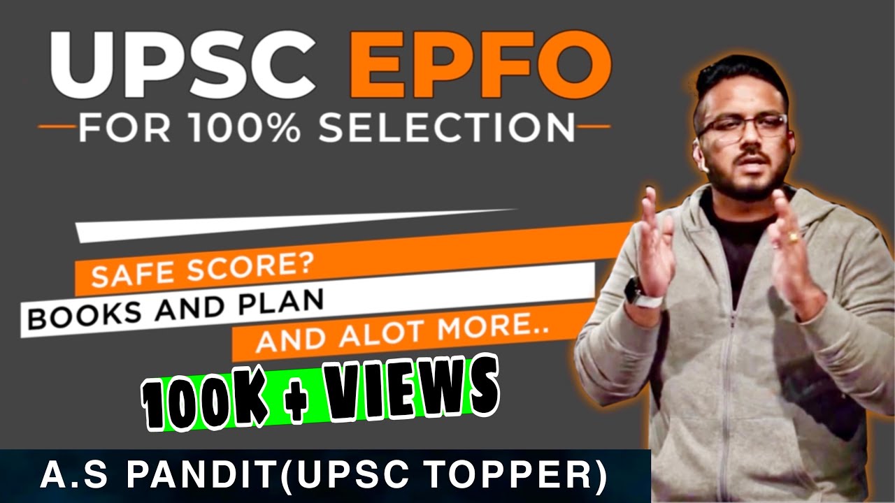 Crack UPSC EPFO 2023 | EPFO BOOKS | FREE NOTES by A.S PANDIT
