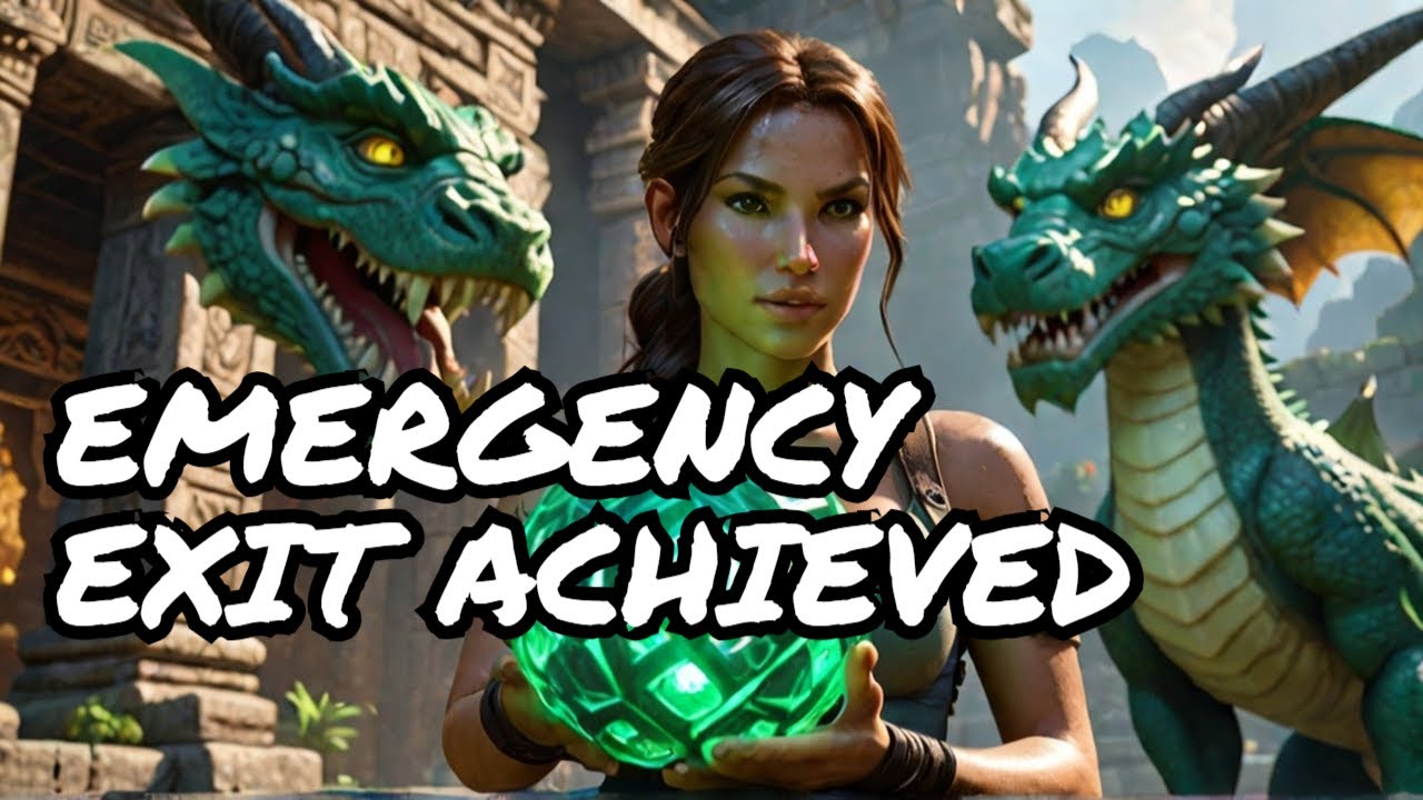 Unlocking The Jade Dragon And Mastering The Emergency Exit Achievement #laracroft