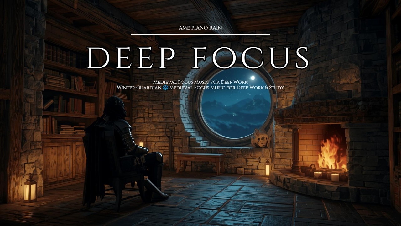 Winter Guardian ❄️ Medieval Focus Music for Deep Work & Study