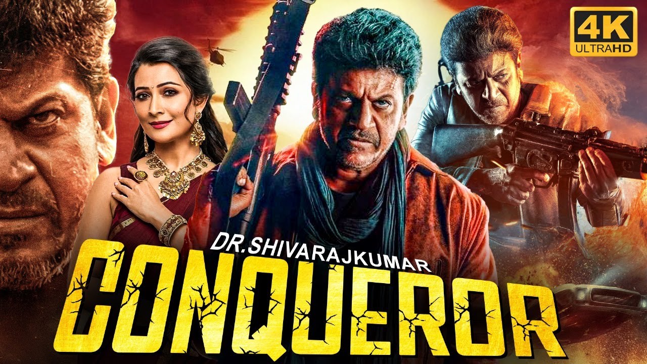Shiva Rajkumar's CONQUEROR Full Hindi Dubbed Movie | South Action Movie | Radhika Pandit, Rangayana