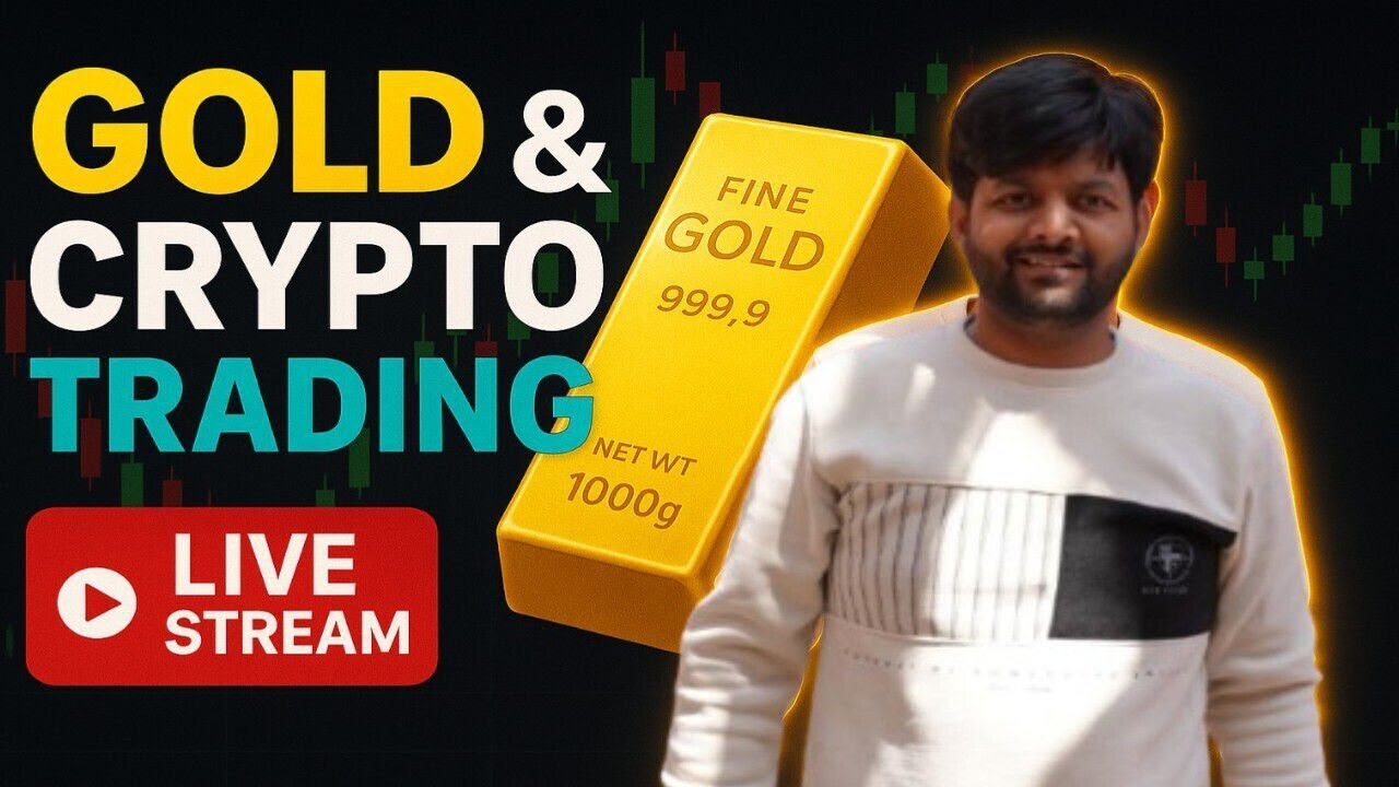 Crypto & Gold Trading LIVE — BTC, ETH, SOL + XAUUSD Levels