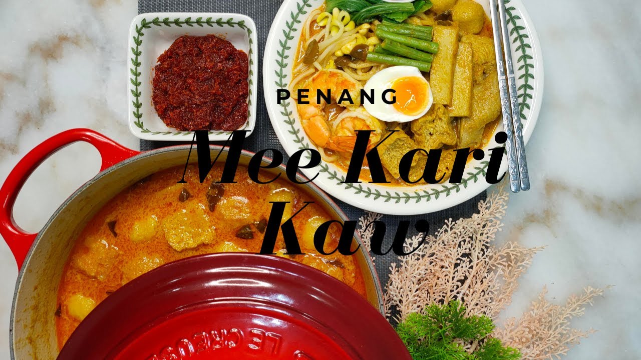 PENANG MEE KARI KAW! BESERTA SAMBAL SEDAP!