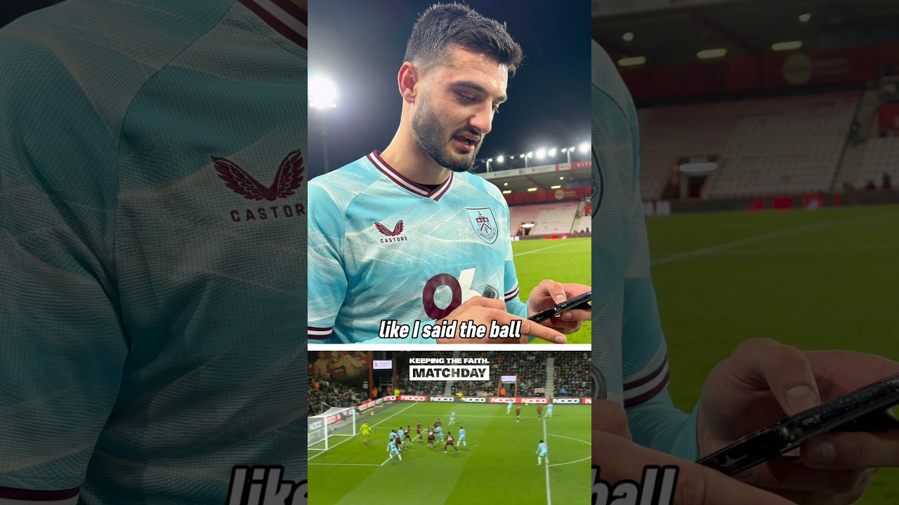 Armando Broja opowiada nam o swoim pierwszym golu dla Burnley 👏 #BurnleyFC #piłka nożna #PremierL...