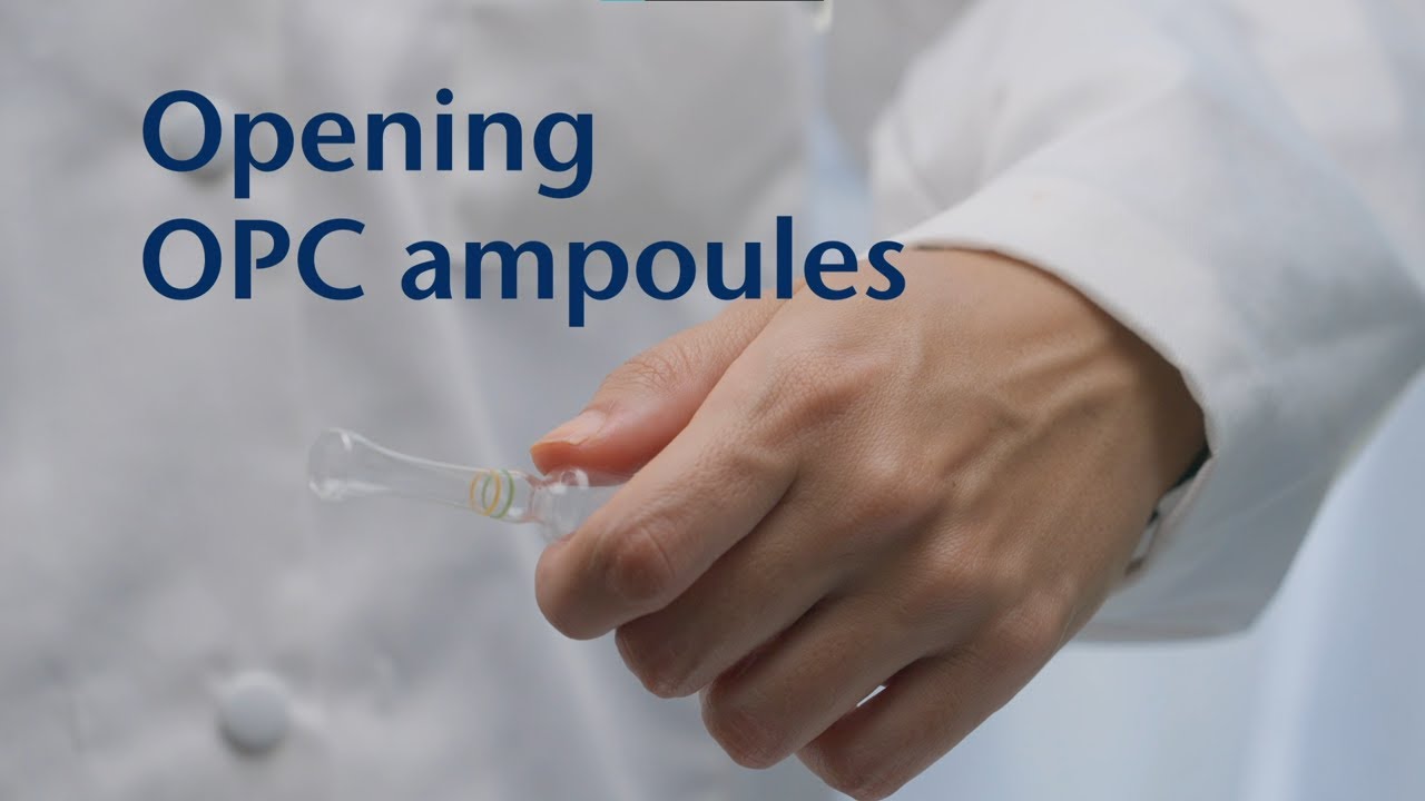 How to open an ampoule - SCHOTT Pharma OPC Ampoule