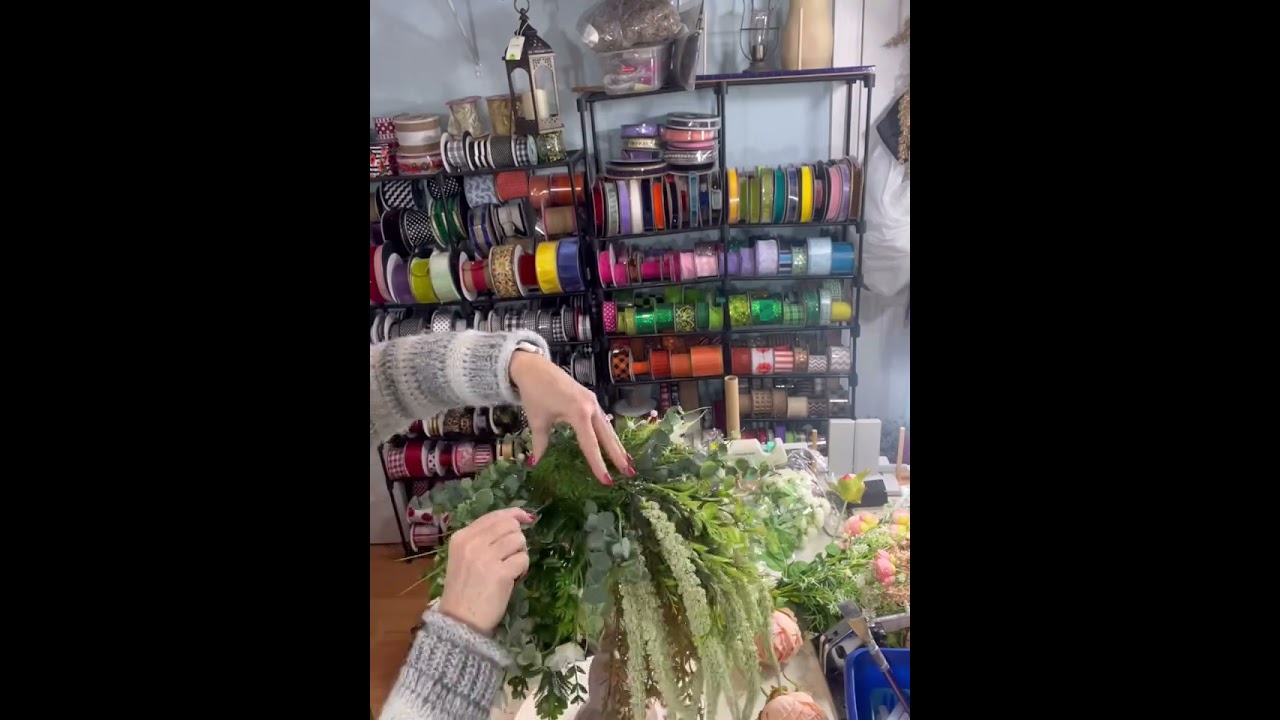 DIY Floral Candelabra Candlestick Arrangement