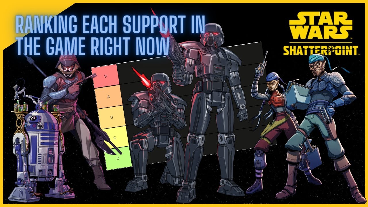 Star Wars Shatterpoint: Which Support Units are the Best Right Now V2.0