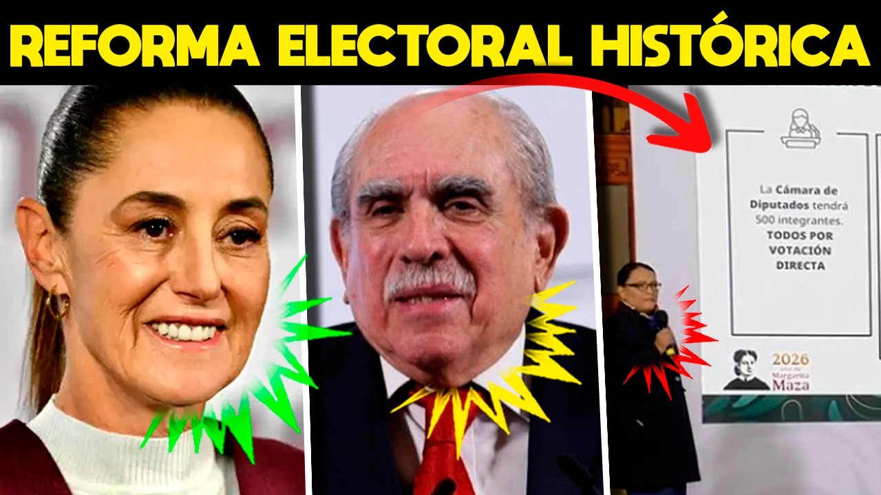 CAMBIO HISTÓRICO EN LA VIDA DEMOCRÁTICA; ¡ESTO ES LA REFORMA ELCTORAL DE LA PRESIDENTA SHEINBAUM!