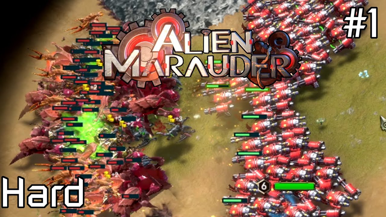 Alien Marauder Defense mode Hard Difficulty Cowboy Billison