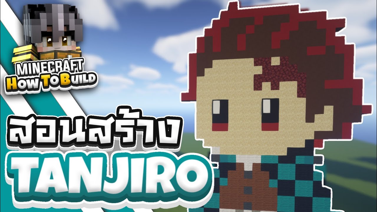 Tanjiro - Minecraft Pixel art