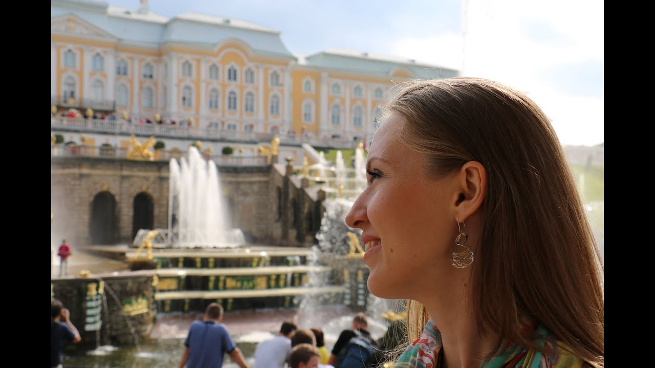 Моя экскурсия в Петергоф (fountains of Peterhof)