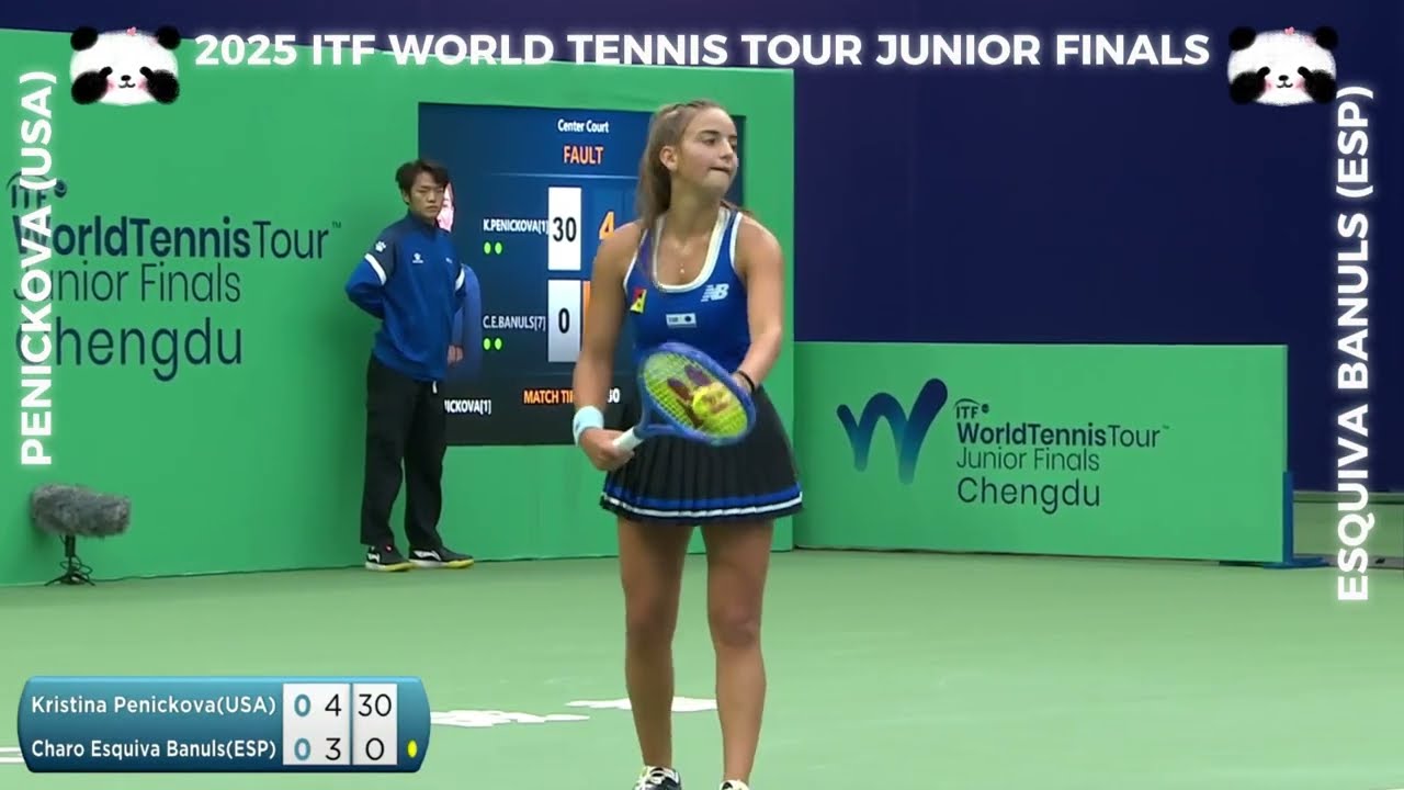 PENICKOVA vs ESQUIVA BANULS Match Highlights ITF JUNIOR FINALS #tennis #juniortennis #highlights