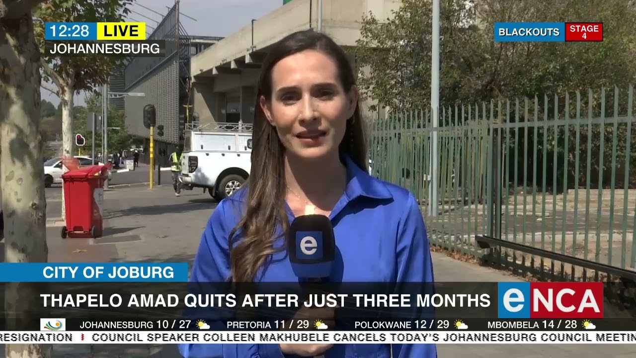 Reaction | Thapelo Amad quits as Joburg mayor