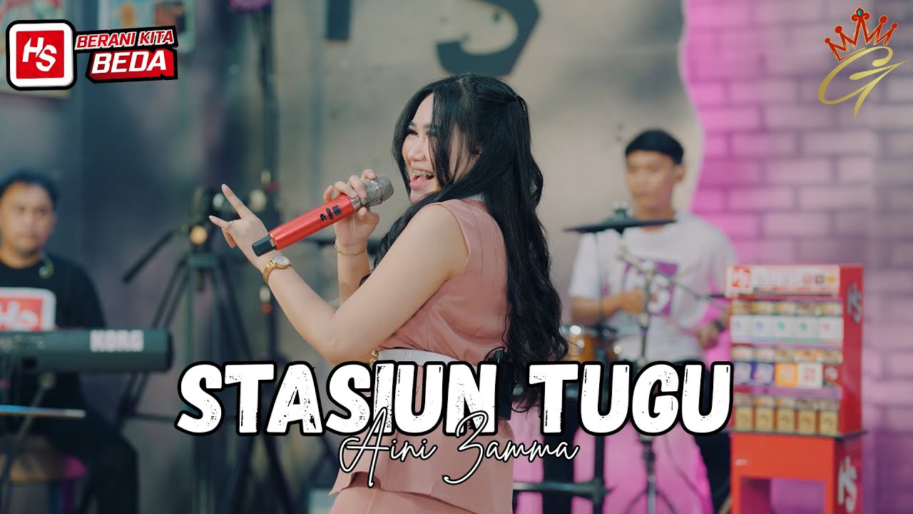 AINI ZAMMA - STASIUN TUGU (Official Live Music Video)