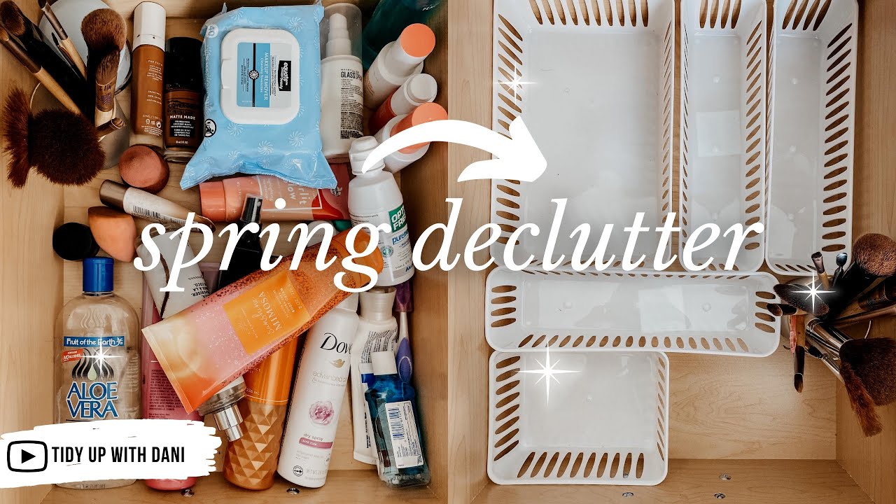 Organize With Me! Bathroom Drawer Organization On A BUDGET