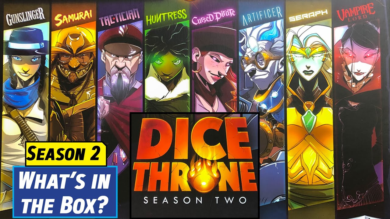 DICE THRONE Season Two Unboxing | What's in the Box?