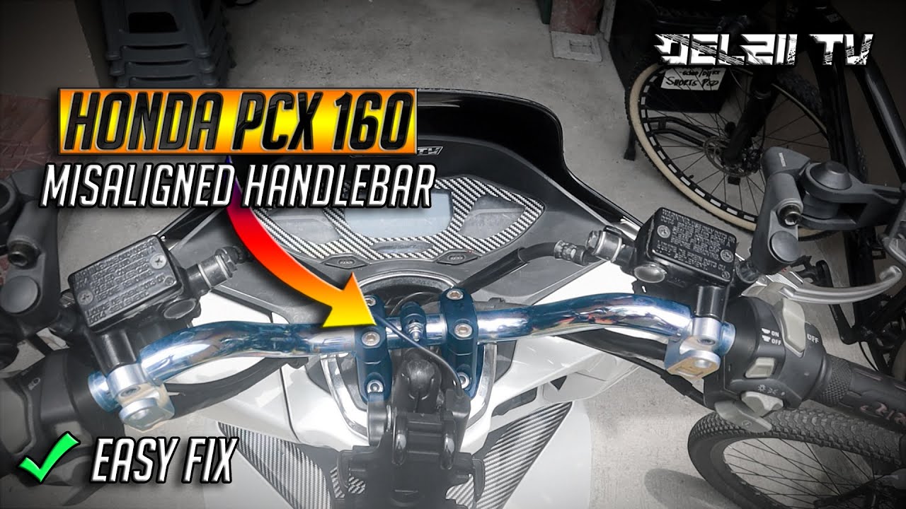 HONDA PCX 160 MISALIGNED HANDLE BAR | EASY FIX