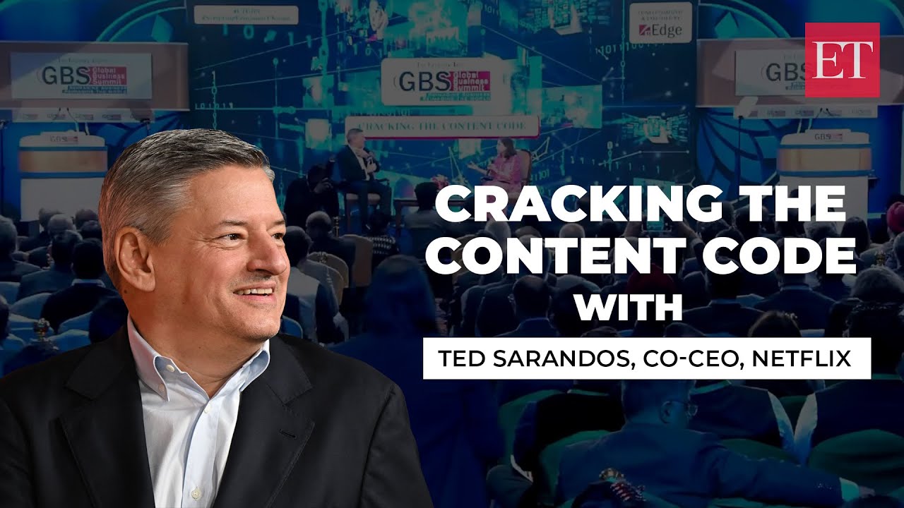 ETGBS 2023 | Business entertainment based on engagement, revenue & profit: Ted Sarandos, Netflix