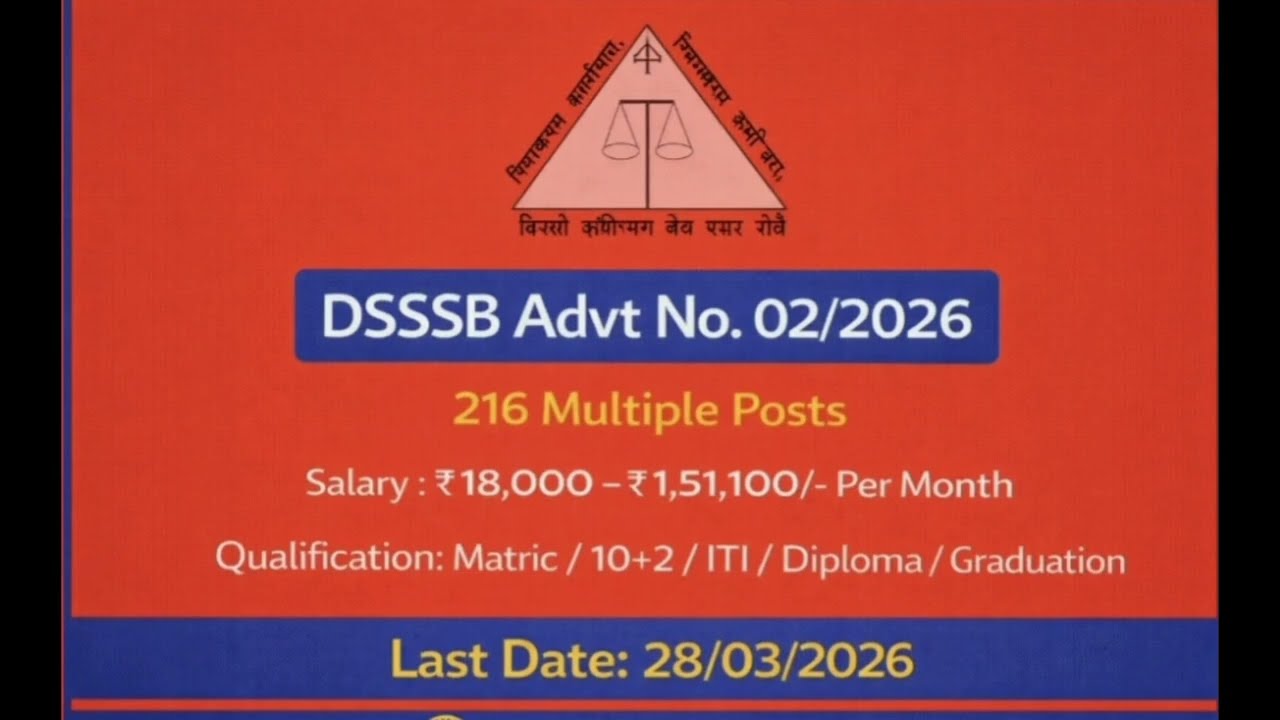 DSSSB Salary 18,000-1,15,100