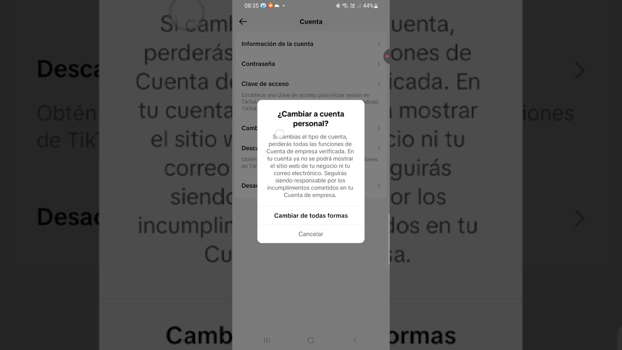 Cómo quitar sonidos comerciales en tiktok