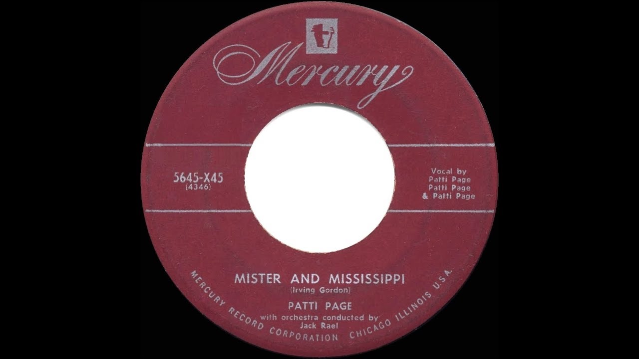 1951 HITS ARCHIVE: Mister And Mississippi - Patti Page