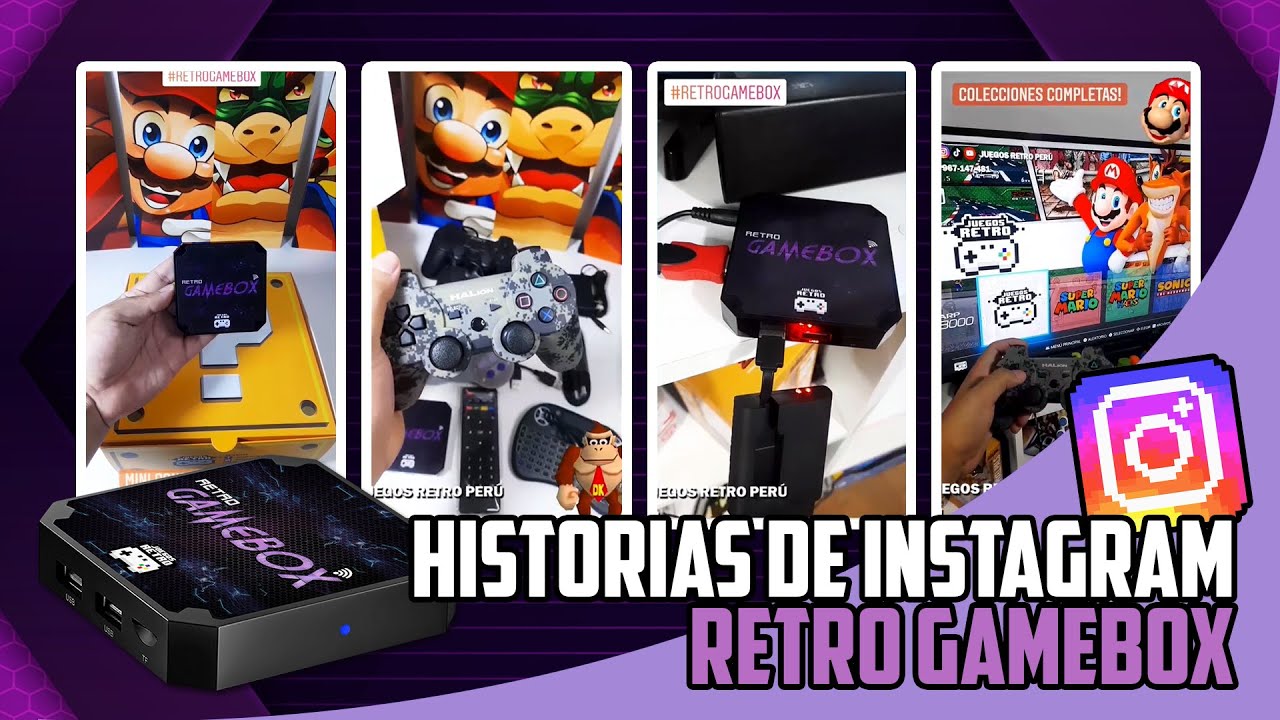 RETRO GAMEBOX | Consola Multijuegos + TV BOX (Historias)
