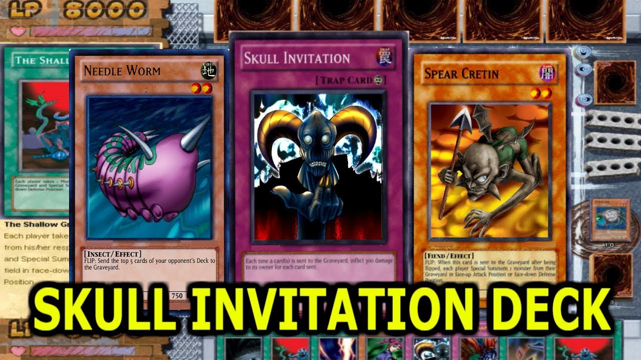 Yu-Gi-Oh! Power of Chaos Joey the Passion SKULL INVITATION DECK
