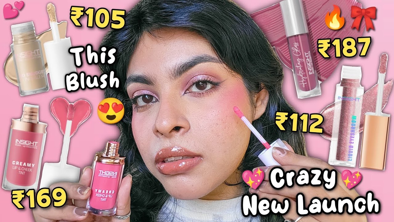 NEW🔥INSIGHT MAKEUP💕NoSmudge Concealer✨Creamy Lip Cheek Tint💖Hydrating Gloss🎀Insight Liquid Eyeshadow