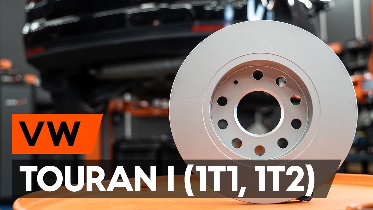 Wie VW TOURAN 1 (1T1, 1T2) Bremsscheiben hinten wechseln [AUTODOC TUTORIAL]