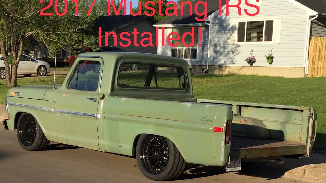 Ford F100 1971 года с независимой задней подвеской от Mustang 2017 года готов!