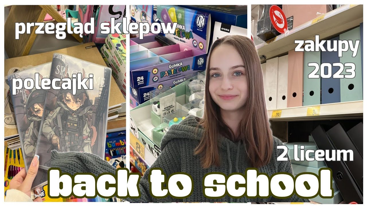 IDZIEMY NA PRZEGLĄD SKLEPÓW BACK TO SCHOOL 2023| szkolne zakupy, shopping vlog