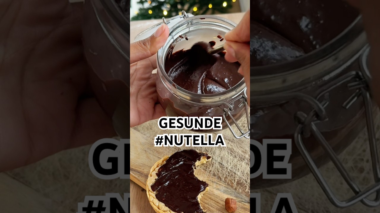 Gesunde Nutella #gesunderezepte #gesundeern&auml;hrung #darmgesundheit #cleaneating #lowcarbrecipes