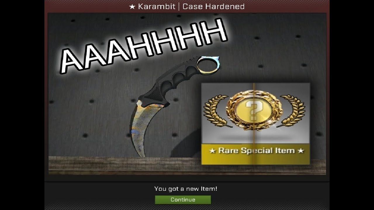 CS:GO KARAMBIT CASE HARDENED UNBOX