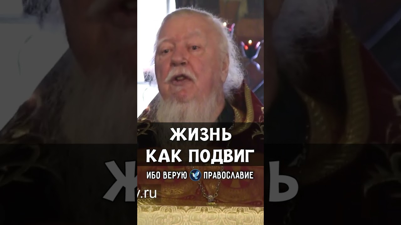 Жизнь как подвиг | прот. Димитрий Смирнов @odmultiblog 