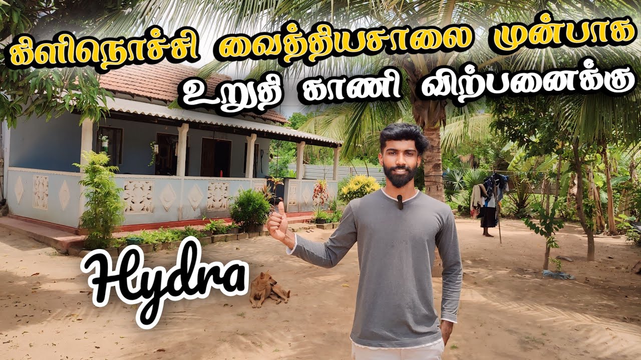 🌀🌀 கிளிநொச்சி வைத்தியசாலை முன்பாக உறுதி காணி விற்பனைக்கு உள்ளது #kilinochchi #Hydrakiri