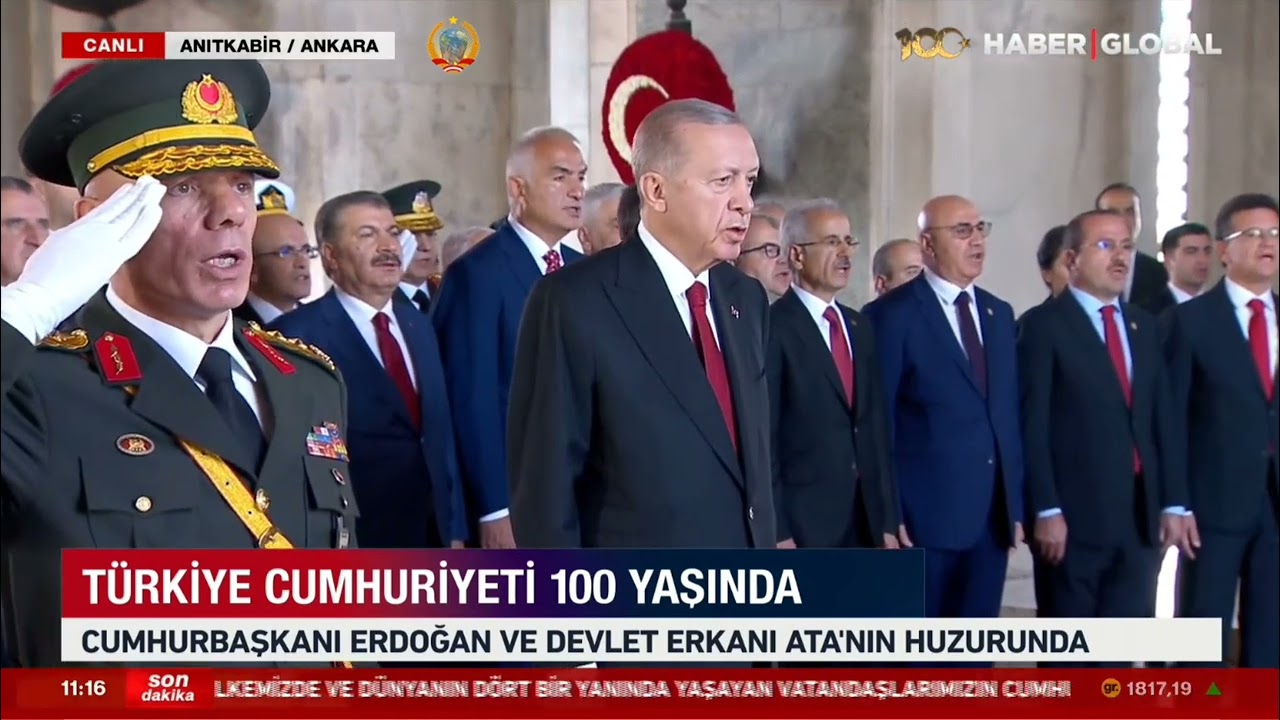 Türkiye National Anthem | 100 Years of the Declaration of the Republic of Türkiye