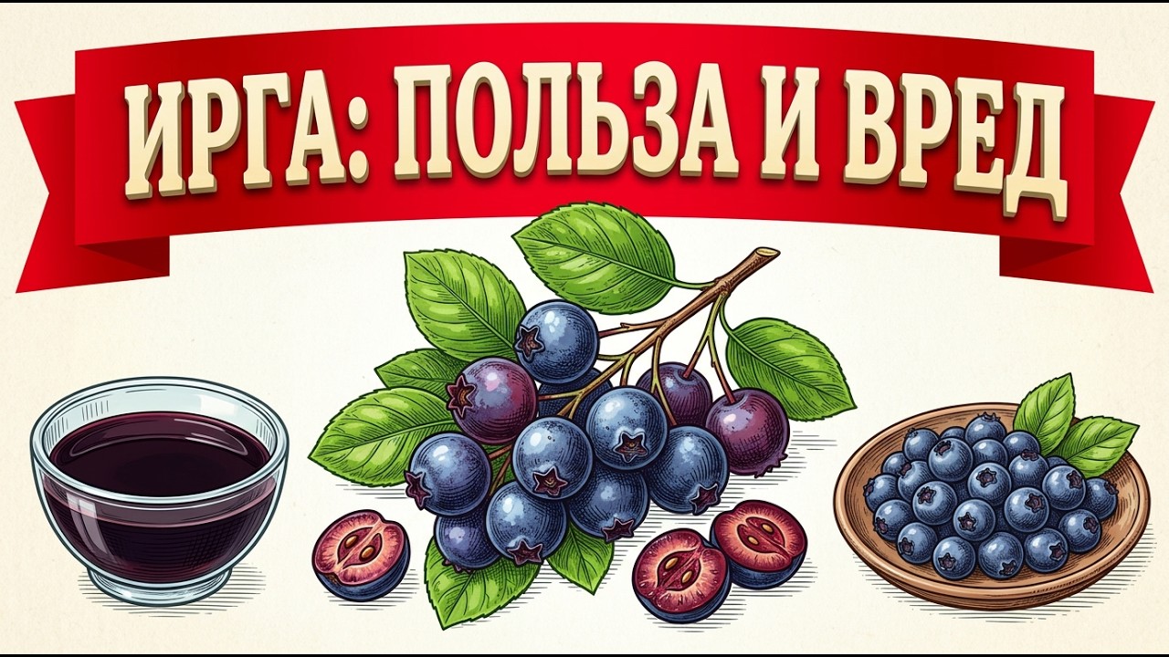 Ирга: польза и вред тихой ягоды