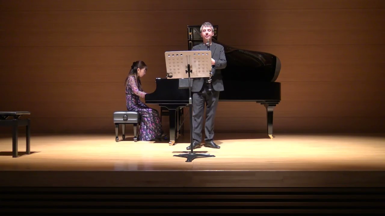 M. ARNOLD, SONATINA FULVIO CAPRA, CLARINET NAKASHIMA NAOKO, PIANO LIVE 16 NOVEMBER 2025