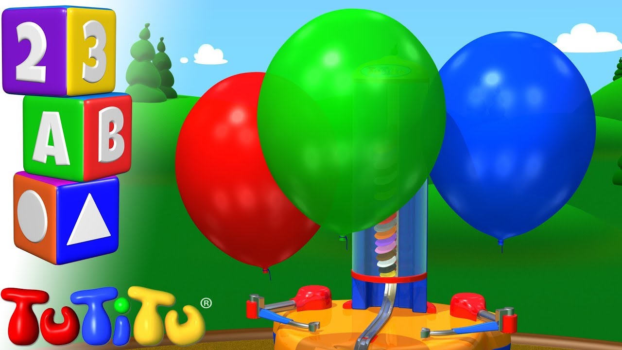 💛🧡💚Fun Toddler Colors Learning with TuTiTu Balloon Machine toy💚💜💙  TuTiTu Preschool and songs🎵